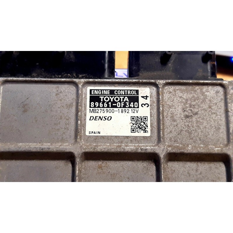 TOYOTA VERSO 2.0 D-4D 93KW DZINĒJA VADĪBAS BLOKS (ECU) TOYOTA VERSO 2.0 D-4D 93KW 89661-0F340 / MB275900-012
