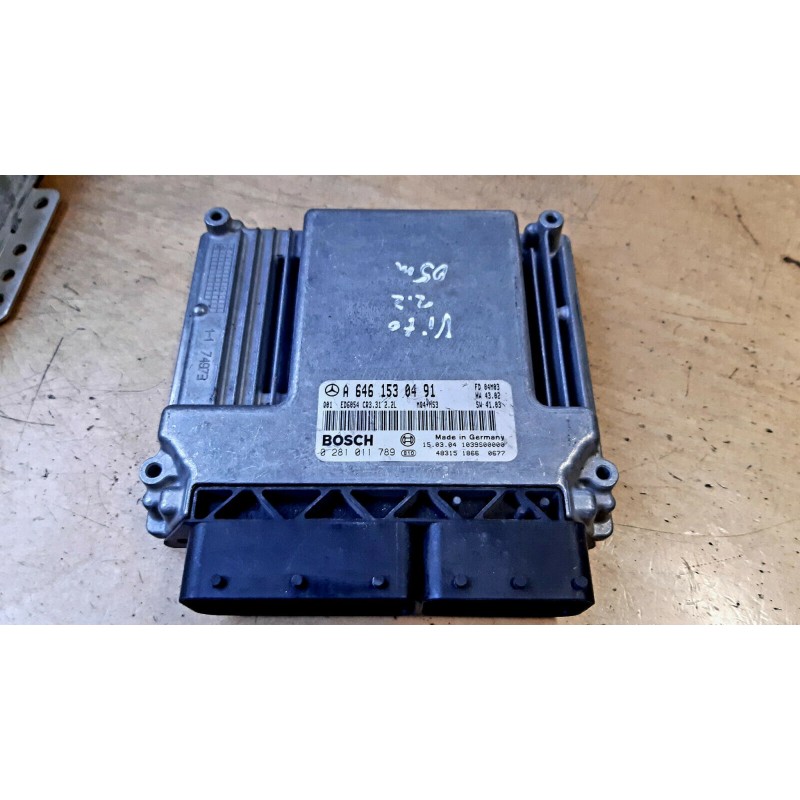 Mercedes Vito 2.2 CDI ECU Engine Control Ecu A6461530491 0281011789 Mercedes Vito 2.2 CDI ECU Engine Control Ecu A6461530491 0281011789