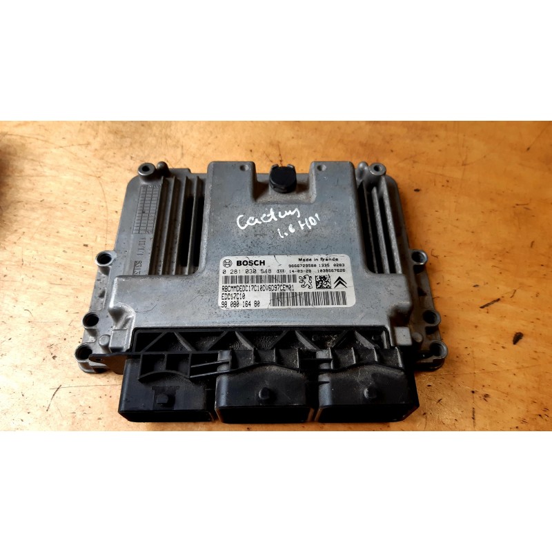 FULLY TESTED PEUGEOT ECU CONTROL MODULE 9808016480 / 0281030548 FULLY TESTED PEUGEOT ECU CONTROL MODULE 9808016480 / 0281030548