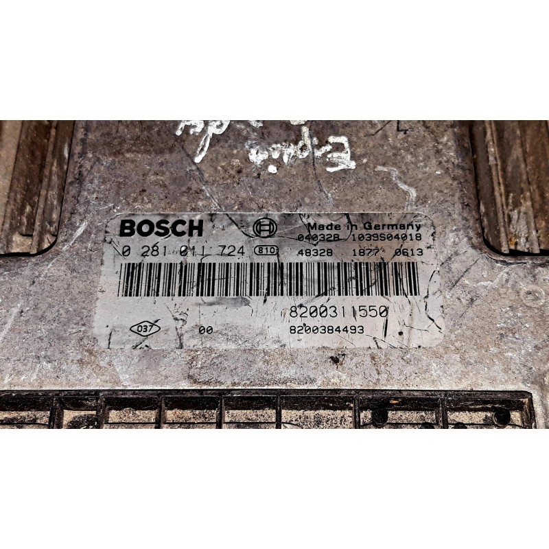 DZINĒJA VADĪBAS BLOKS (ECU) 0281011724 / 1039S04018 / 040328 / 8200311550 / 8200384493